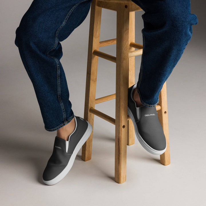 Men’s slip-on canvas shoes - DEN PIXEL STYLE