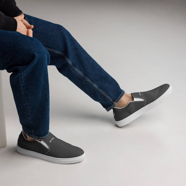 Men’s slip-on canvas shoes - DEN PIXEL STYLE