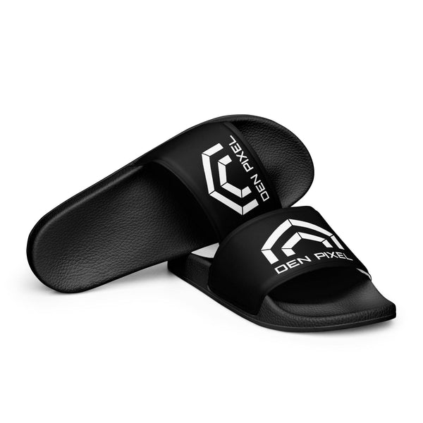 Men’s slides Deep BlackII/White - DEN PIXEL STYLE