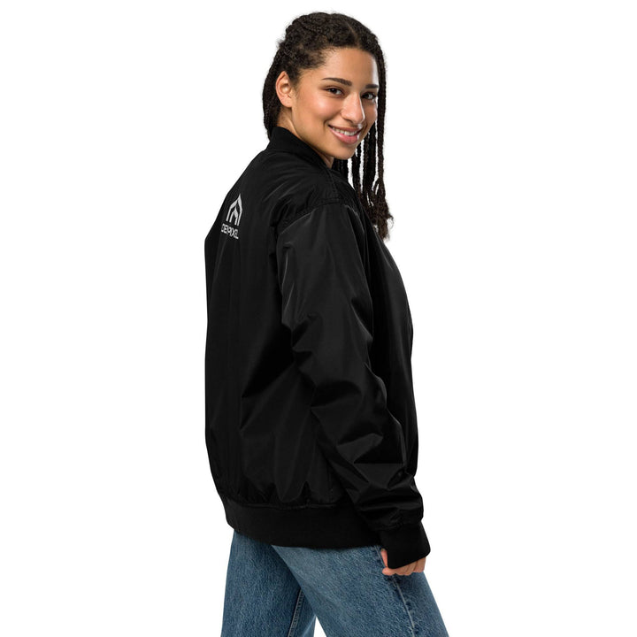 Women's premium recycled bomber jacket - DEN PIXEL STYLE