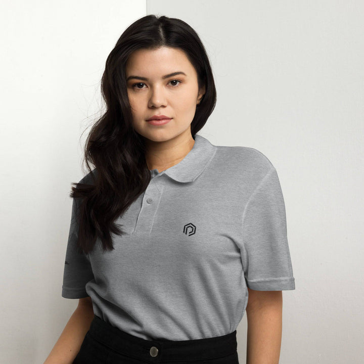Unisex pique polo shirt - DEN PIXEL STYLE