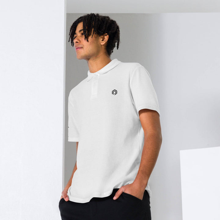 Unisex pique polo shirt - DEN PIXEL STYLE