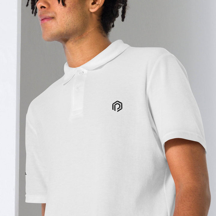 Unisex pique polo shirt - DEN PIXEL STYLE