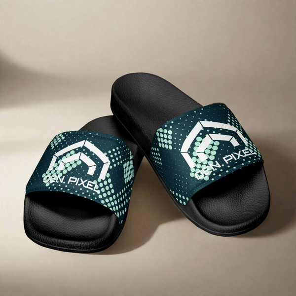 Men’s slides Den Pixel II dotted - DEN PIXEL STYLE