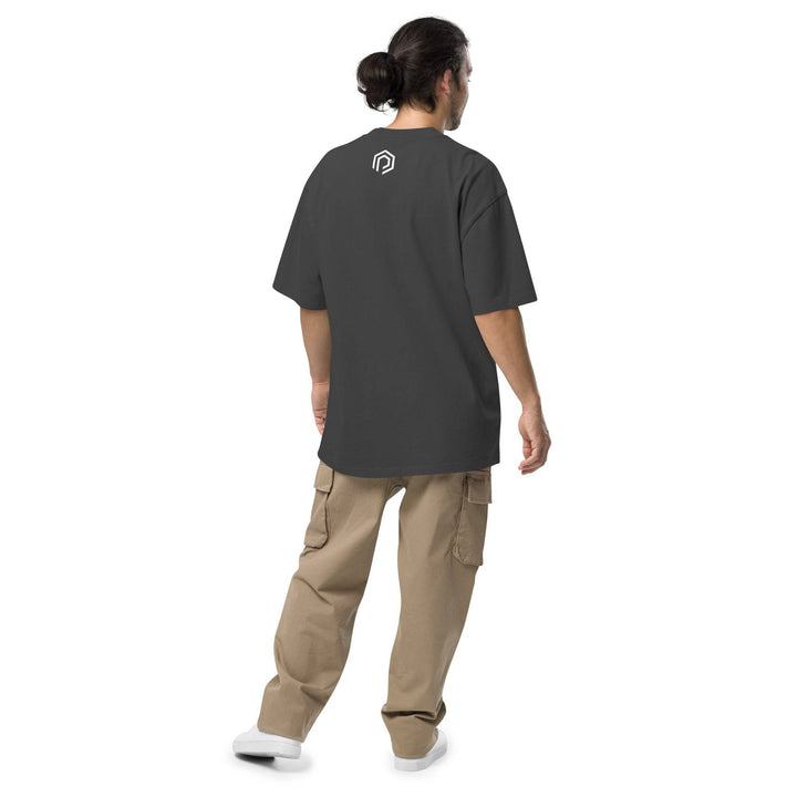 Men's Oversized faded t-shirt - DEN PIXEL STYLE