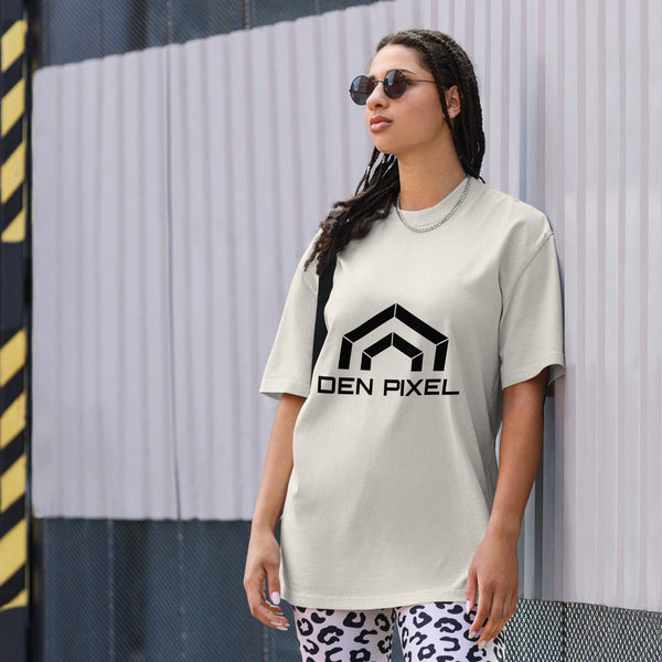 Women's Oversized faded t-shirt - DEN PIXEL STYLE