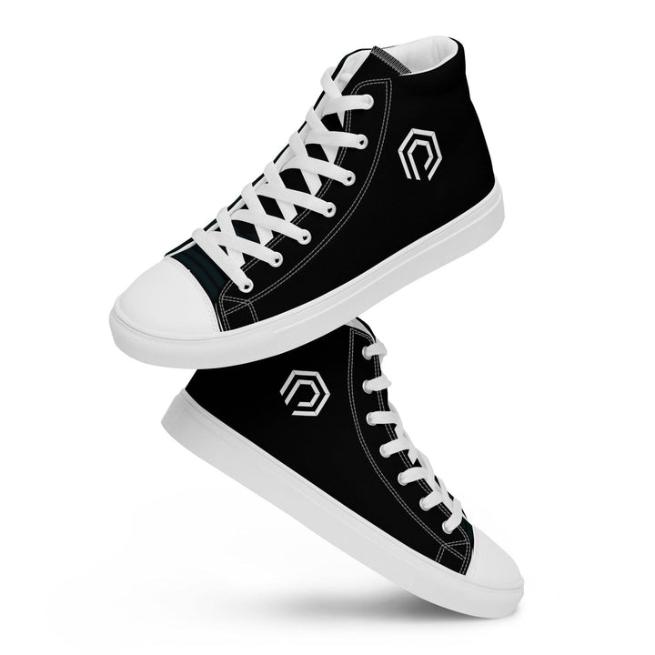 Women’s high top canvas shoes - DEN PIXEL STYLE
