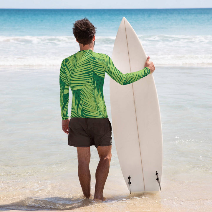 Men's Rash Guard tropical - DEN PIXEL STYLE